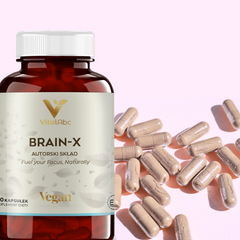 Image of Brain-X bottle with capsules