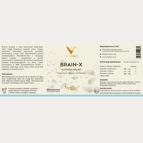 Główna etykieta Brain-X