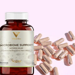 Image of Microbiome Support bottle with capsules